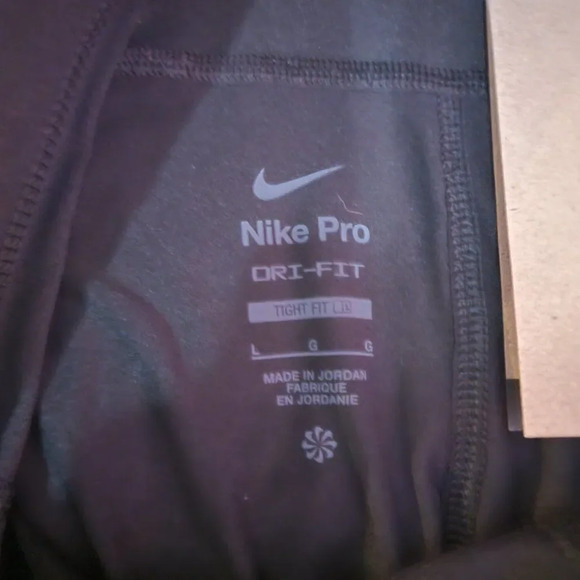 Nike Pro Dri-FIT Men's Black Lightweight Training Tight pants Size Large - Picture 13 of 16